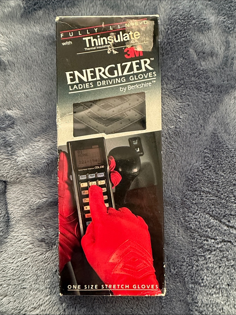 New Thinsulate Berkshire Energizer Ladies Driving Gloves in black. One size